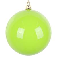 Vickerman 4.75" Lime High-Gloss Ball Ornament (4 pack)