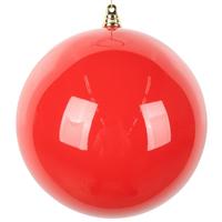 Vickerman 6" Red Enamel High Gloss Ball Ornament (4 pack)