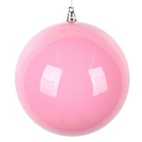 Vickerman 6" Hot Pink Enamel High Gloss Ball Ornament (4 pack)