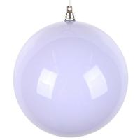 Vickerman 6" Lavender Enamel High Gloss Ball Ornament (4 pack)