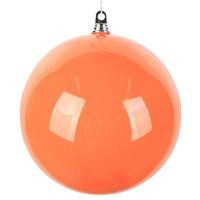 Vickerman 10" Orange High-Gloss Ball Ornament