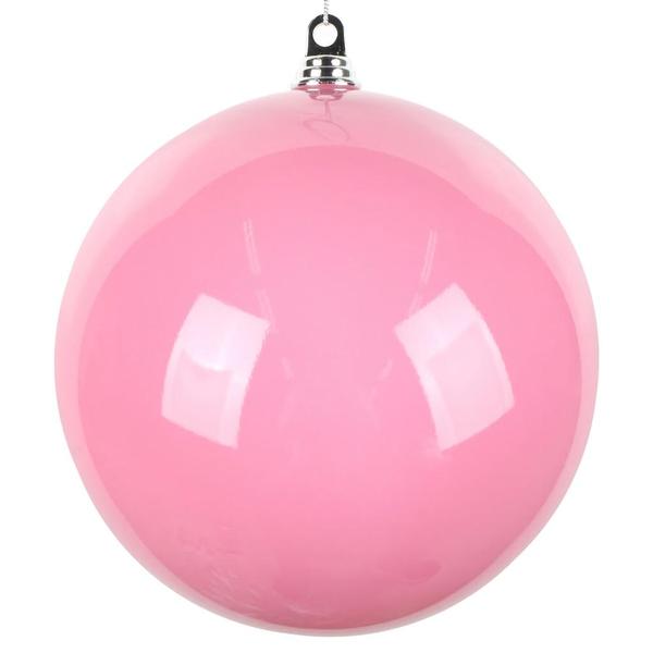 10" Hot Pink High-Gloss Ball Ornament