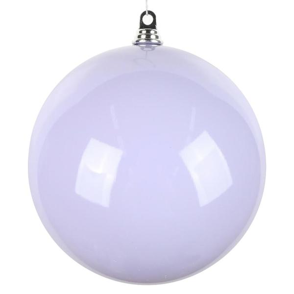 10" Lavender High-Gloss Ball Ornament