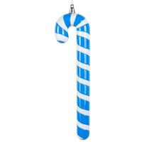 Vickerman 12" Blue High-Gloss Candy Cane Ornament (2 Pack)