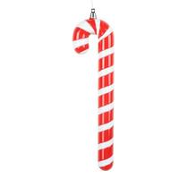 Vickerman 12" Red High-Gloss Candy Cane Ornament (2 Pack)