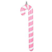 Vickerman 12" Hot Pink High-Gloss Candy Cane Ornament (2 Pack)