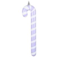 Vickerman 12" Lavender High-Gloss Candy Cane Ornament (2 Pack)
