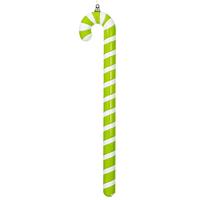Vickerman 36" Lime High-Gloss Candy Cane Ornament