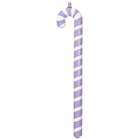 Vickerman 36" Lavender High-Gloss Candy Cane Ornament