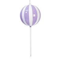 Vickerman 23.6" Lavender High-Gloss Enamel Round Lollipop Ornament 