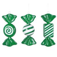 Vickerman 7.5" Green Candy Assortment Ornament (3 Pack)