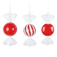Vickerman 7" Red Candy Assortment Ornament (3 Pack)