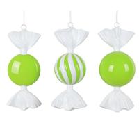 Vickerman 7" Lime Candy Assortment Ornament (3 Pack)