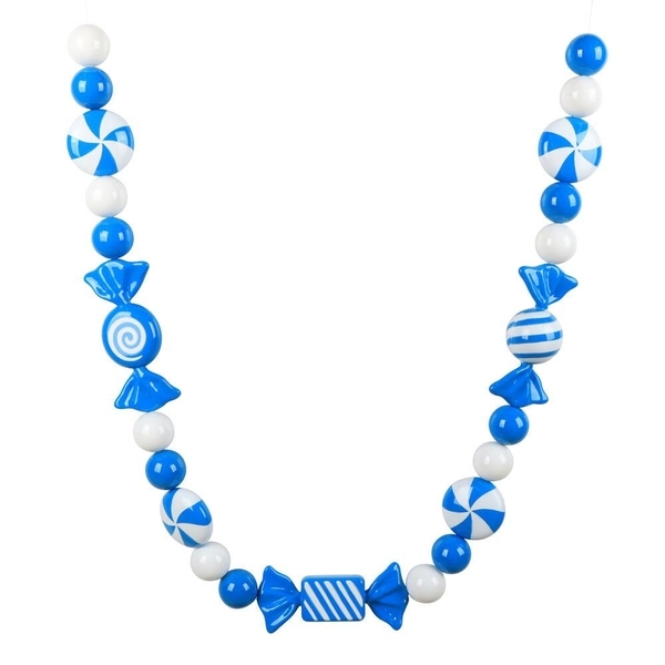 5.5' Blue Enamel Candy Garland