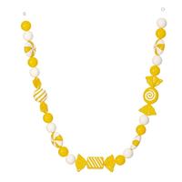 Vickerman 5.5' Yellow Enamel Candy Garland