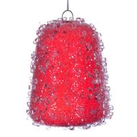 Vickerman 3.5" Red Icy Sugar Gum Drop Ornament (3 Pack)