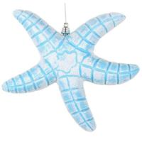 Vickerman 10" Turquoise Starfish Glitter Ornament