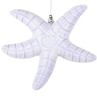 Vickerman 10" Purple Starfish Glitter Ornament