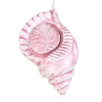Vickerman 10" Pink Conch Shell Glitter Ornament
