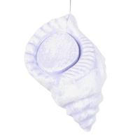 Vickerman 10" Purple Conch Shell Glitter Ornament