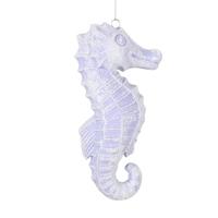 Vickerman 6.5" Purple Seahorse Glitter Ornament (2 pack)