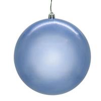 Vickerman 4" Periwinkle Pearl Ball Ornament (6 pack)