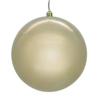 Vickerman 4" Oat Pearl Ball Ornament (6 pack)