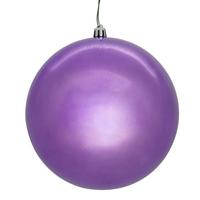 Vickerman 4" Lavender Pearl Ball Ornament (6 pack)
