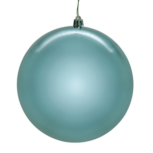 4.75" Baby Blue Shiny / Seamless Ball Ornament (4 pack) 4.75" Baby Blue Shiny / Seamless Ball Ornament (4 pack)