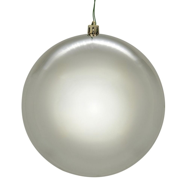 4.75" Oat Shiny / Seamless Ball Ornament (4 pack)