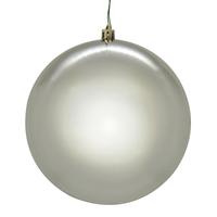 Vickerman 4.75" Oat Shiny / Seamless Ball Ornament (4 pack)