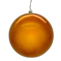Vickerman 4.75" Copper Pearl Seamless Ball Ornament (4 Pack)