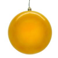 Vickerman 6" Gold Pearl Ball Ornament (4 pack)