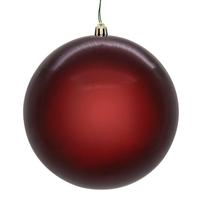 View 6" Wine Pearl Ball Ornament (4 pack)