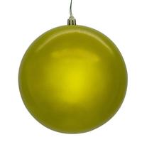 Vickerman 6" Lime Pearl Ball Ornament (4 pack)