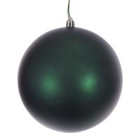 Vickerman 6" Midnight Green Matte Ball Ornament (4 Pack)