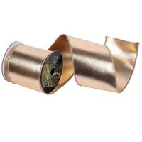Vickerman 4" x 10Yd Gold Foil Wired Christmas Ribbon