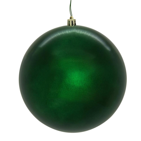 6" Midnight Green Pearl Ball Ornament (4 pack)