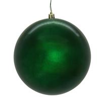 Vickerman 6" Midnight Green Pearl Ball Ornament (4 pack)