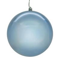 Vickerman 8" Periwinkle Shiny Seamless UV Drilled Christmas Ornament