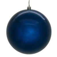 Vickerman 8" Midnight Blue Seamless UV Drilled Christmas Ornament