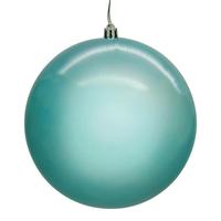 Vickerman 8" Baby Blue Seamless UV Drilled Christmas Ornament
