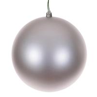 Vickerman 8" Oat Matte Seamless UV Drilled Christmas Ornament