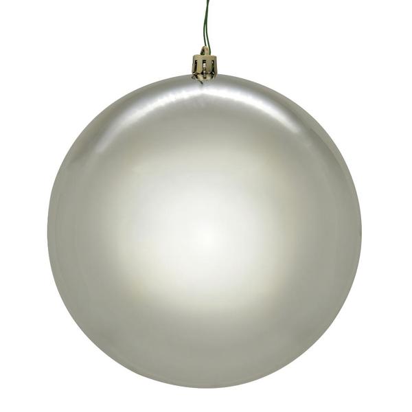8" Oat Shiny Seamless UV Drilled Christmas Ornament