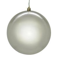 Vickerman 8" Oat Shiny Seamless UV Drilled Christmas Ornament