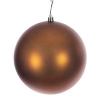 Vickerman 8" Copper Matte Seamless UV Drilled Christmas Ornament
