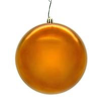 Vickerman 8" Copper Shiny Seamless UV Drilled Christmas Ornament
