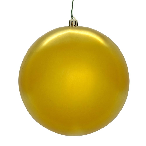 10" Gold Shiny Seamless Ball Ornament