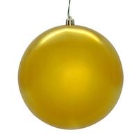 Vickerman 10" Gold Shiny Seamless Ball Ornament