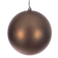 Vickerman 10" Mocha Matte Seamless Ball Ornament